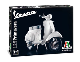 Italeri Vespa 125 Primavera 1:9 4633 Scooter Plastic Model Kit Motorcycle Model Kits Italeri 