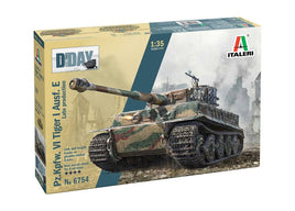 Italeri Tiger 1 Late 80th Anniversary D Day 1:35 6754 Plastic Model Kit Military Model Kits Italeri 