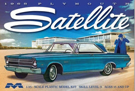 Moebius 1965 Plymouth Satellite Car 1/25 1215 Plastic Model Kit Car Model Kits Moebius Models 