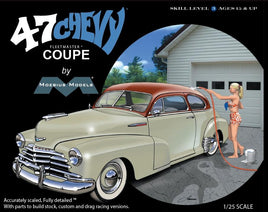 Moebius Models 2302 1:25 1947 Chevy Fleetmaster Coupe Plastic Model Kit