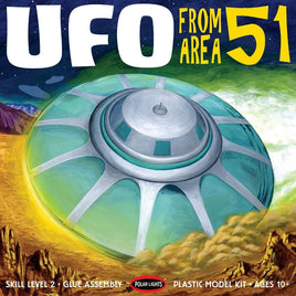 Polar Lights Area 51 UFO 1:48 982 Plastic Model Kit Science Fiction Model Kits Polar Lights 