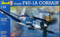 Revell 1/32 Vought F4U-1A Corsair Aircraft Model Kit #4781