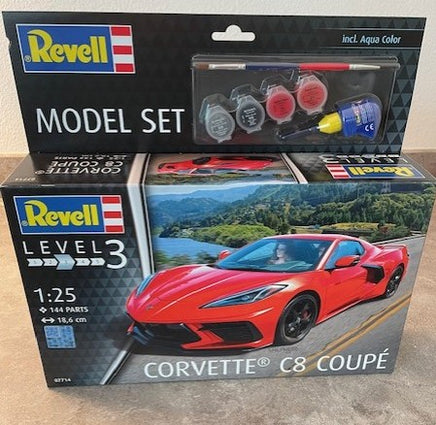 Revell Corvette C8 Coupe Model Set 1:25 67714