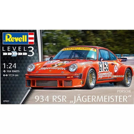 Revell Porsche 934 RSR "Jägermeister" 1:24 7031 Plastic Model Kit Race Car Kits Revell Germany 