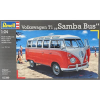 Revell Germany 1/24 VW T1 Samba Bus 23-Window Plastic Model Kit #7399