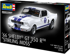 Revell Germany 1/24 1966 Shelby GT350 R Stirling Moss Plastic Model Kit #07736