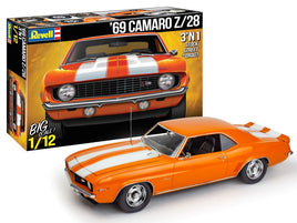 Revell 12812 1969 Chevy Camaro Z/28 1:12 Scale 175-Piece Skill Level 5 Model Building Kit