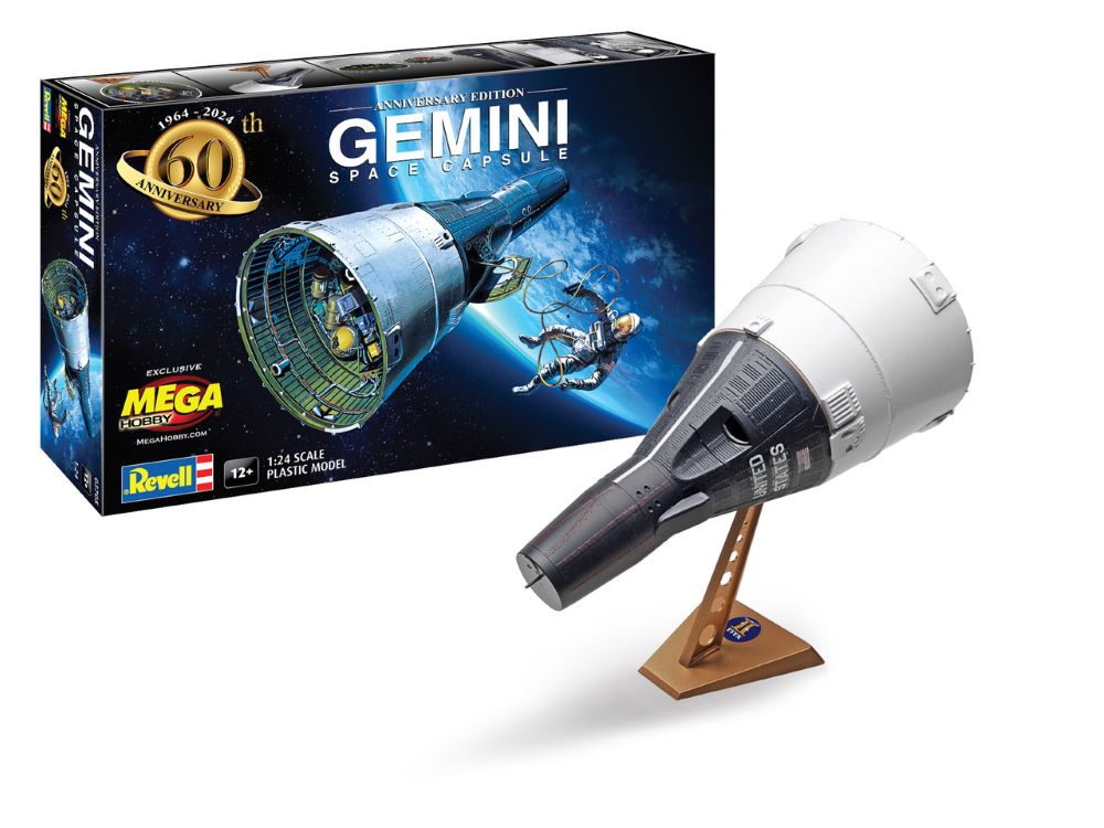 Revell Gemini Space Capsule 60th Anniversary 1:24 3705 Plastic Model Kit