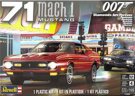 Revell 1971 Ford Mustang Mach I 007 Bond 1:25 4555 Plastic Model Kit Car Model Kit Revell USA 
