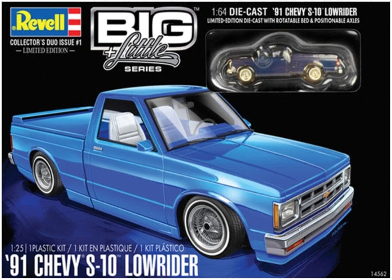 ミニカー Revell Lowrider Chevy S-10 Pickup Revell 1/25 1991 Chevy S-10 Lowrider 3-in-1 Plastic Model Kit