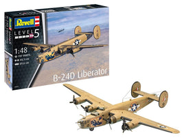 Revell 1/48 B24D Liberator Aircraft 3831 Plastic Model Airplane Kit Airplane Model Kits Revell Germany 