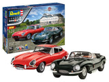 Revell Jaguar 100th Anniversary Gift Set - 2 Kits - Paint and Glue Included 1/24 5667 Model Kit
