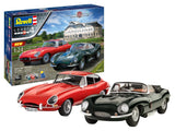 Revell Jaguar 100th Anniversary Gift Set - 2 Kits - Paint and Glue Included 1/24 5667 Model Kit