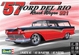 Revell 1957 Ford Del Rio Wagon 1/25 14548 Plastic Model Kit Car Model Kits Revell USA 