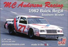 Salvinos MC Anderson Racing 1982 Buick Regal 1:24 Model Kit