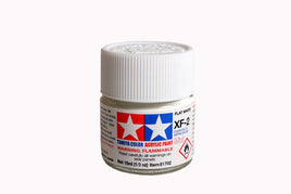 Tamiya Acrylic Mini XF-2 Flat White 10ml Bottle #81702