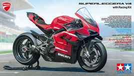 Tamiya Ducati Superleggera V4 W/Racing Kit 1:12 14143 Motorcycle Model Kit