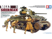 Tamiya 1/35 M4A3 Sherman Tank 75mm Plastic Model Kit #35250