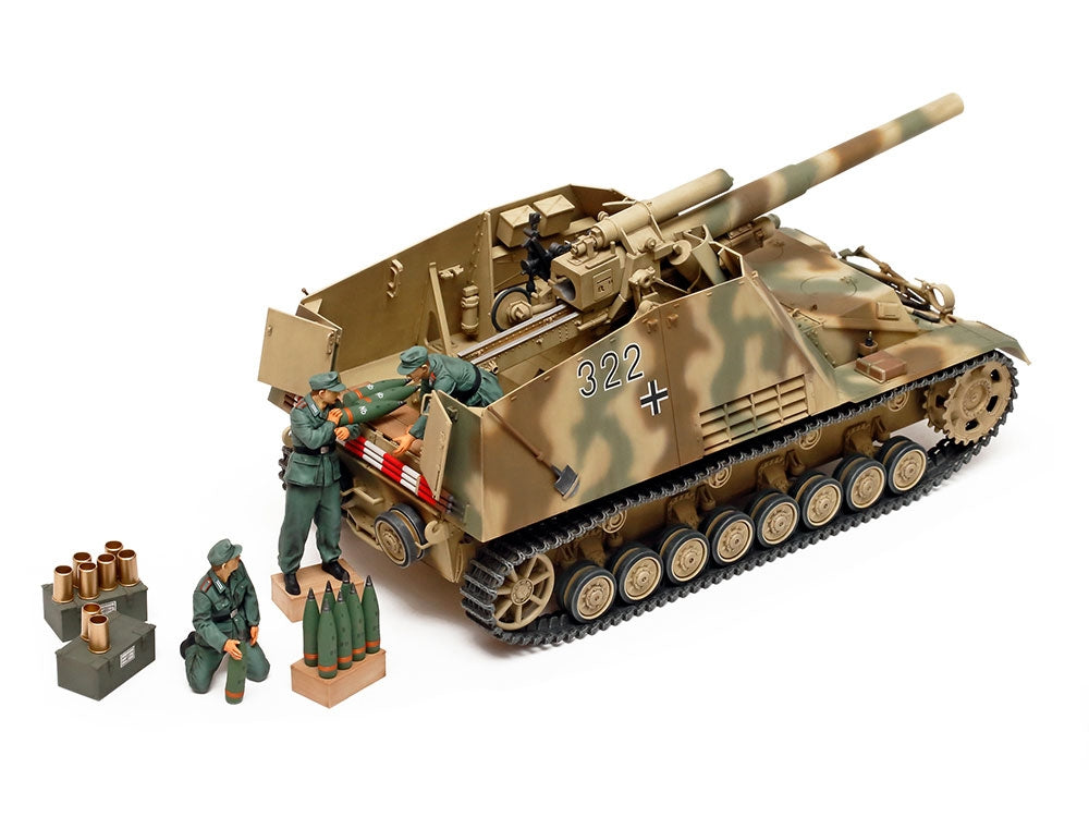 Tamiya 1/35 German Heavy Self-Propelled Howitzer Hummel Late Prod Mili ...