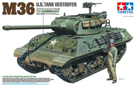 Tamiya 1/35 M36 U.S. Tank Destroyer Military Model Kit #35390