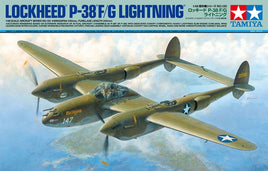Tamiya Lockheed P-38 F/G Lightning 1:48 61120 Plastic Model Airplane Kit