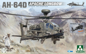 Takom AH64D Apache Longbow Attack Helicopter 1:35 2601 Plastic Model Kit