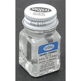 Testors 1148TT Enamel Thinner, Liquid, Solvent, Clear, 0.25 oz Bottle