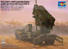 Trumpeter 1:72 M983 HEMTT & M901 Launching Station w/ MIM-104 Patriot SAM System (PAC 2) Military Model Kits Trumpeter Models 