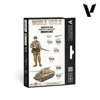 Vallejo WWII American Armour & Infantry Paint Set #70203