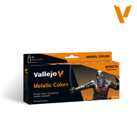 Vallejo Metallic Colors Paint Set #70118