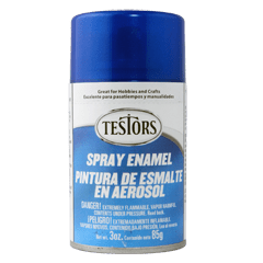 Testors 1639 Custom Blue Metal Flake Spray Enamel 3 oz Can Paint Paint Testors 