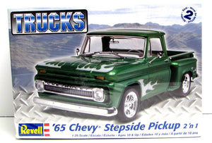 1965 Chevy Stepside Pickup Revell 85-7210 1/25 New Classic Truck Model Kit - Shore Line Hobby