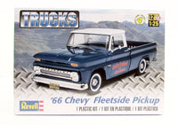1966 Chevy Fleetside Pickup Revell 85-7225 1/25 Plastic Truck Model Kit - Shore Line Hobby