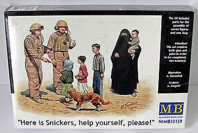 Modern Soldiers & Afghan Civilians Master Box #35159 1/35 New Model Kit - Shore Line Hobby