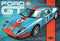 2006 Ford GT Heritage Race Car Gulf Polar Lights (Snap Kit) 955 1/25 Race Car Model Kit Polar Lights 