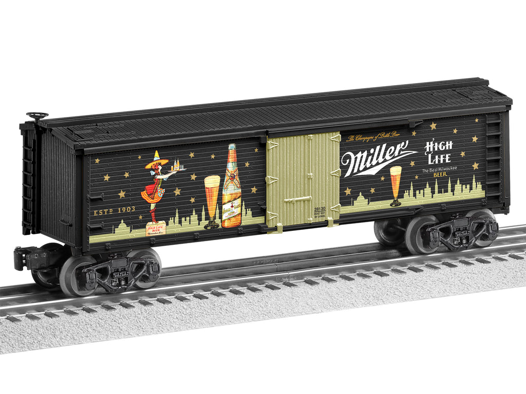 Lionel Miller High Life Vintage Paint Scheme Reefer O Scale 2128130 Freight Car