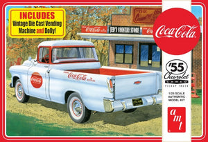 1955 Chevy Cameo Coca-Cola Pickup Truck AMT 1094 1/25 - Shore Line Hobby