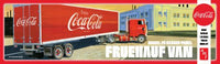 Fruehauf Van Coca Cola Enclosed Trailer AMT 1109 1/25 Scale Plastic Model Kit - Shore Line Hobby