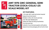 AMT 1976 GMC General Semi Truck - Super Detailed Coca-Cola 1/25 Model Big Rig Hauler Model Kit - Shore Line Hobby