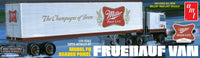 AMT Fruehauf 40' Semi Trailer (Miller Beer) 1/25 1234 Plastic Model Kit