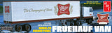AMT Fruehauf 40' Semi Trailer (Miller Beer) 1/25 1234 Plastic Model Kit