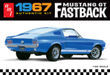AMT 1967 Ford Mustang GT Fastback 1/25 1241 Plastic Model Kit