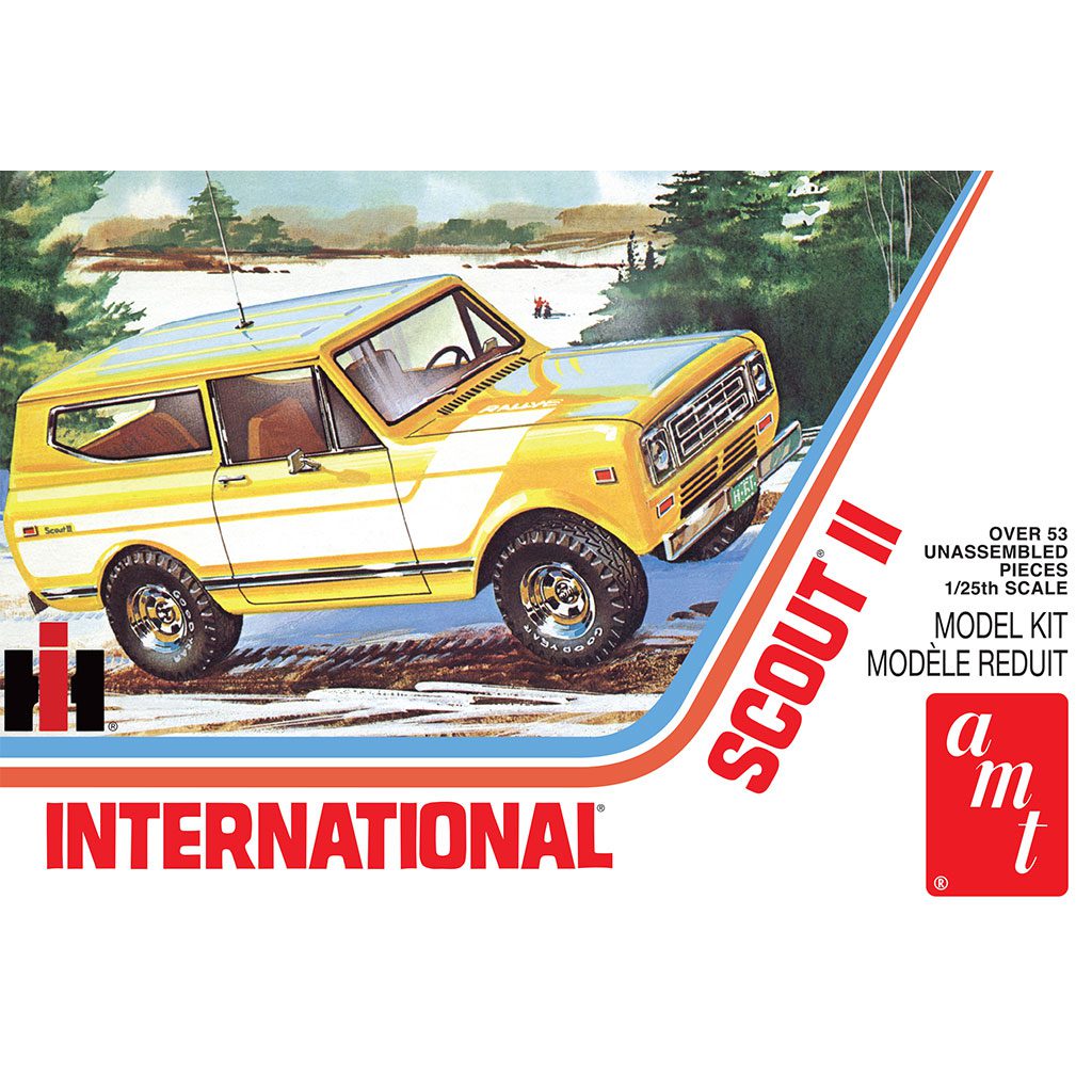 AMT 1977 International Harvester Scout II 1/25 1248 Plastic Model Kit
