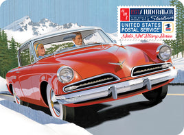 AMT 1953 Studebaker Starliner USPS "Auto Art Stamp Series" with Collectible Tin (1/25) 1251 - Shore Line Hobby