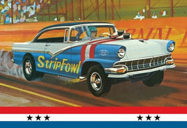 AMT 1956 Ford Victoria 3'n1 1:25 1308 Plastic Model Kit Race Car Model Kit AMT 