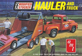 AMT 1953 Ford Pickup Modified Stocker Hauler 1:25 1310 Plastic Model Kit Truck Model Kits AMT 