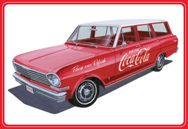 1963 Chevy Nova Station Wagon w/Crates 1:25 1353 Plastic Model Kit Car Model Kit AMT 
