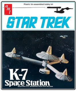 AMT Star Trek K-7 Space Station 1/7600 Plastic Model Kit 1415 Science Fiction Model Kit AMT 