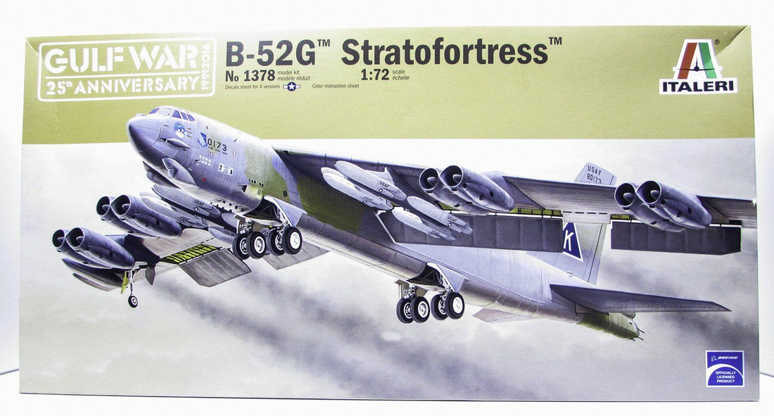 Italeri 1/72 B-52G Stratofortress Gulf War 25th Anniversary Model Kit ...