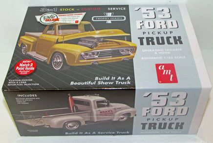 1953 Ford Pickup Truck New Plastic Model Kit AMT 882 1/25 - Shore Line Hobby